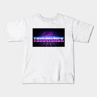 80s throwback Kids T-Shirt